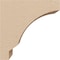 Ekena Millwork 3"W x 6"D x 6"H Classic Moab Rough Cedar Woodgrain TimberThane Corbel, Primed Tan CORUR03X06X06MOARCPR - alternate 4